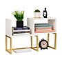Mind Reader 3 Metal Desktop Bookshelf, 15.75" x 7.87" x 23.75", White (MDGDESK-WHT)~#|#~3B946B2F-4101-4854-9299B746B3AE5670_sc7