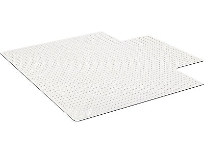 Staples Clear Vinyl Carpet Chair Mat with Lip, 45″ x 53″ Sansujyuku sansujyuku.com