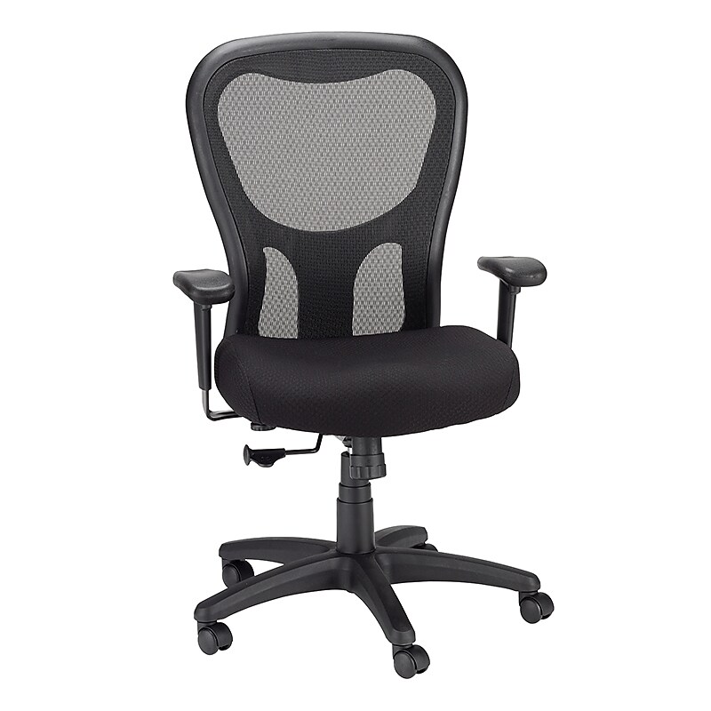 Tempur-Pedic Ergonomic Fabric/Mesh Swivel Task Chair, Black (TP9000-C-BLK) image 1