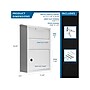 Barska Large Locking Wall-Mounted Drop Box, White (CB13956)~#|#~3B9FF0F8-932D-4F1C-AD636F4B37D6BD93_sc7