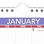 2026 AT-A-GLANCE 8" x 11" Monthly Wall Calendar, White/Purple (PM1-28-26)~#|#~3BA2076D-5FB3-4918-8CCE4973453829C3_sc7