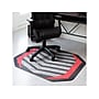 Anji Mountain Rug'd Prizm Red Carpet & Hard Floor Chair Mat, 36" x 48", Gray/Red (AMB9107)~#|#~3BA220A6-E967-4EB6-82EE7179AF8B5AE3_sc7