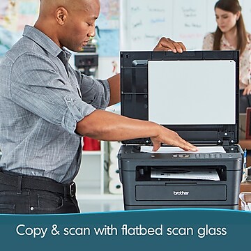 Brother HL-L2395DW Black&White Laser Printer with Print-Scan-Copy, Wireless, Network Ready & USB, Refresh Subscription Eligible