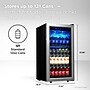 TCL See-Through Door Glass Door Refrigerator, 3.0 Cu. Ft., Silver (TRV121FAS)~#|#~3BA4E6D1-38BB-45DB-9DA3EBF3F78F0CC5_sc7