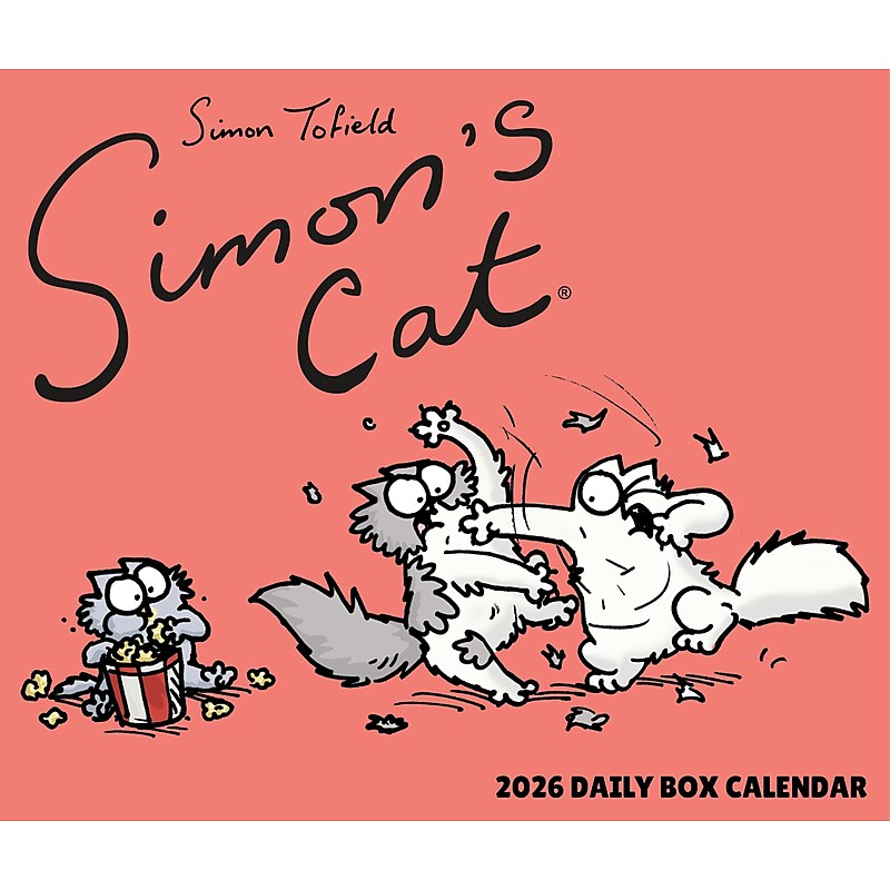 2026 Willow Creek Simon's Cat 6.2" x 5.4" Day-to-Day Calendar (54413) image 1