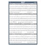 2027 Staples 48" x 32" Yearly Dry Erase Wall Calendar, Reversible, Navy (ST63617-27)~#|#~3BAA98B6-82CA-4D86-8BBAFC25AA1AA51D_sc7