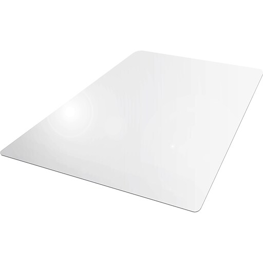 Floortex Ecotex BioPlus Hard Floor Chair Mat, 45" x 53", Clear Bio