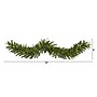 Nearly Natural 6 ft. Pre-Lit Pine Garland, Green (W1109)~#|#~3BBF4699-F5F1-49E0-8B2D94224F6C01E4_sc7