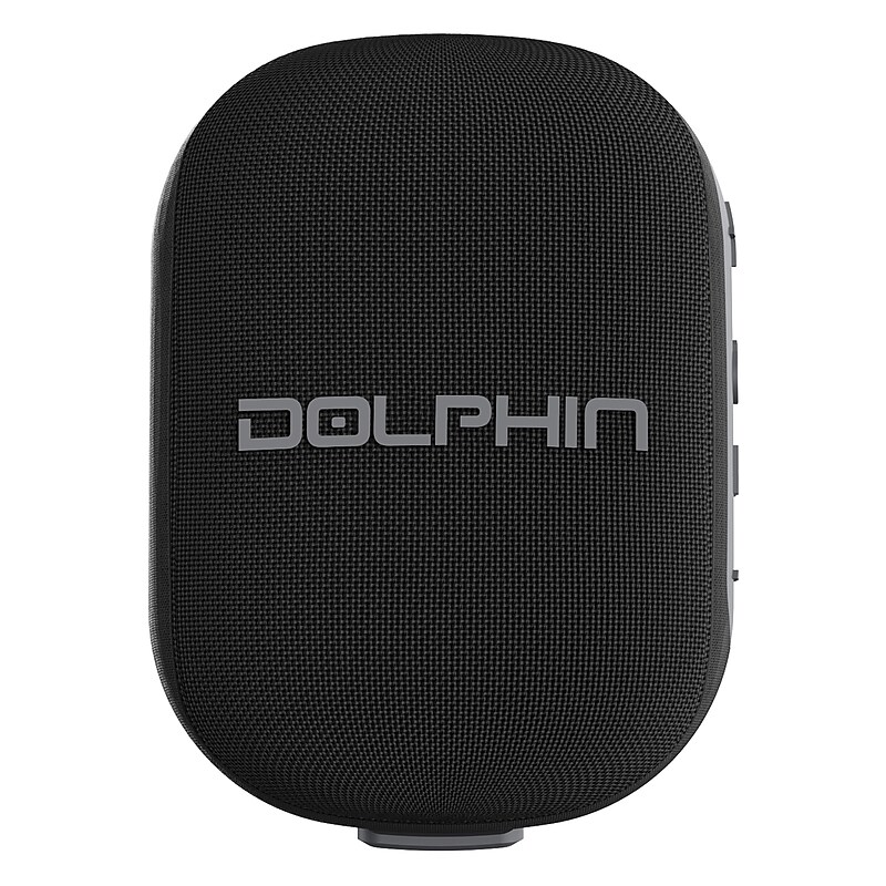 Dolphin Audio Wireless Bluetooth Portable TWS Clip Speaker, Waterproof, Black (CLP-150) image 1