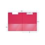 Davis Group Premium Polypropylene Clipboard, Letter Size, Red, 10/Pack (4511-03-10)~#|#~3BC33DE3-9BB3-4CB2-8153C62F524A5ABB_sc7