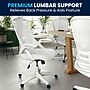 Flash Furniture Porter Ergonomic Mesh Swivel Executive Chair, White (HL00161WHWH)~#|#~3BC3F42B-EBD7-4DCD-BB20E53F9F845324_sc7
