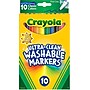 Crayola Ultra-Clean Washable Markers, Fine Line, Assorted Colors,  10/Box (58-7852)~#|#~3BC3FEDB-7591-4E0D-A95C84891F8CC6C6_sc7