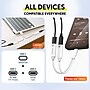 Delton 15EC Wired Earbuds & 2-in-1 USB-C Splitter Adapter Bundle, White (DWH15ECWHKT1)~#|#~3BC5EF2C-9E83-4E9F-9D1045CF99FE3ACD_sc7