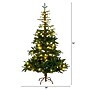 Nearly Natural 6' Pre-Lit Artificial Idaho Mixed Fir Christmas Tree with 130 Warm White LED Lights (T4791)~#|#~3BC8D567-A103-4294-803309D88D7EB46A_sc7