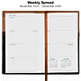 2026 Global Printed Products 3.5" x 6" Weekly & Monthly Planner, Faux Leather Cover, Black/Brown (NRY26-PKT-BN-P)~#|#~3BC9B0F1-300A-4E58-827F1AEB84DCC3FE_sc7