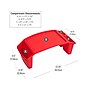 Mind Reader 10.75" x 22.25" Plastic Kids' Lap Desk Activity Tray, Red, 2/Pack (2KIDLAP-RED)~#|#~3BCCCFAB-D625-4E6D-A7E4EEAA8E18E83B_sc7
