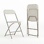 Flash Furniture HERCULES Plastic Folding Chair, Beige, 2/Pack (2LEL3BEIGE)~#|#~3BCFF67D-D248-40C1-B253BFA913042C4C_sc7