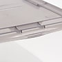 Iris 17 Quart Snap Top Plastic Snap Closure Storage Bin, Clear, 8/Pack (500156)~#|#~3BD01F3A-EAAE-4D77-A0CC77E13D017DBA_sc7
