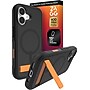 Zagg Sedona Snap with Kickstand MagSafe Phone Case for Apple iPhone 17, Shock Absorbing Bumpers, Flood Black (702319128)~#|#~3BD696E3-CE6C-4C58-936EFE5661A2D959_sc7