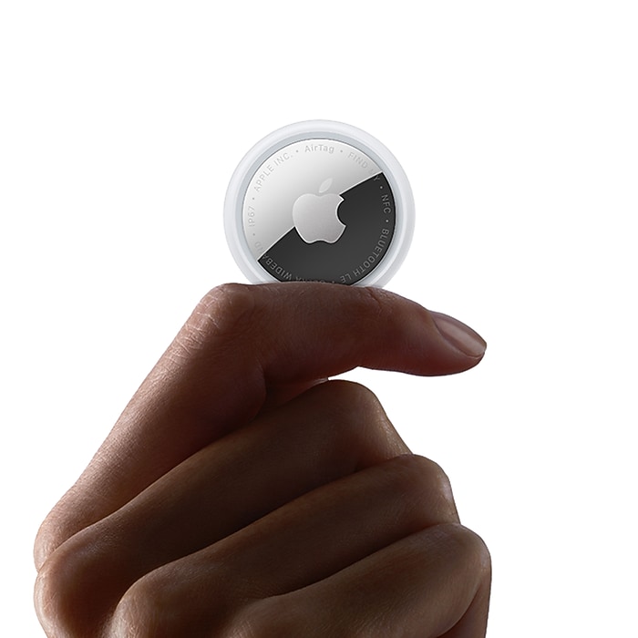 Apple AirTag 2nd Generation Bluetooth Tracker, White, 4/Pack