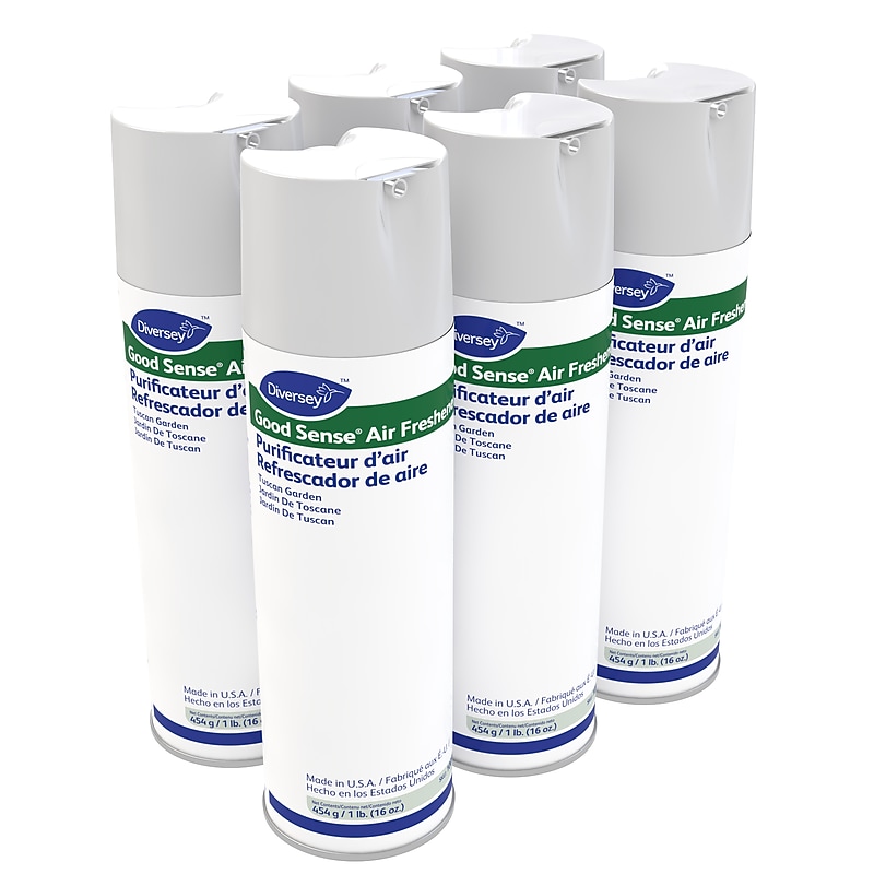 Good Sense Aerosol Air Freshener, Tuscan Garden Scent, 16 oz., 6/Carton (100949179) image 1