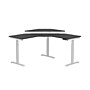 VersaDesk PowerLift 60"W Electric Corner Adjustable Standing Desk, Black/White (PLCSD6060-WB-APP)~#|#~3BDD5ABC-6809-49BE-925E945BDA33D75E_sc7