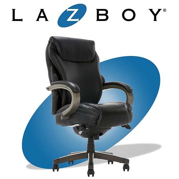 La-Z-Boy Hyland Ergonomic Bonded Leather Swivel Executive