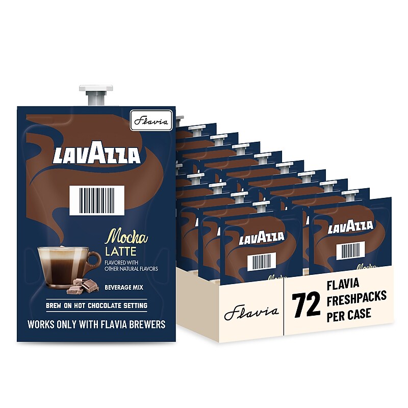 Lavazza Mocha Latte Coffee Flavia Freshpacks, 72/Carton (48690) image 1