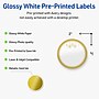 Avery Circle Multipurpose Labels, 2" Dia., White, 120/Pack (19479370537)~#|#~3BEBE2DE-E10D-44EC-B6FAB15007B1388D_sc7