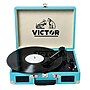 Victor Metro Dual-Bluetooth Belt-Drive Suitcase Turntable, Turquoise (VSRP-800-TQ)~#|#~3BECA273-DEFA-4EA4-8A13D8D150F11D85_sc7