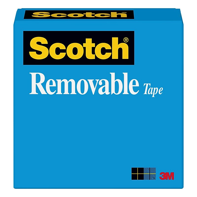 Scotch Invisible Clear Tape, 0.5" x 36 yds., 1" Core (811-121296) image 1