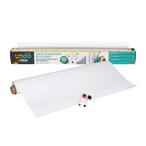 24 Double Magnetized Dry Erase Roll - By The Foot