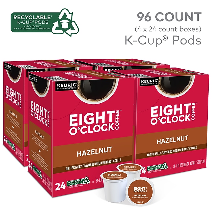 Eight O'Clock Hazelnut Coffee Keurig® K-Cup® Pods, Medium Roast