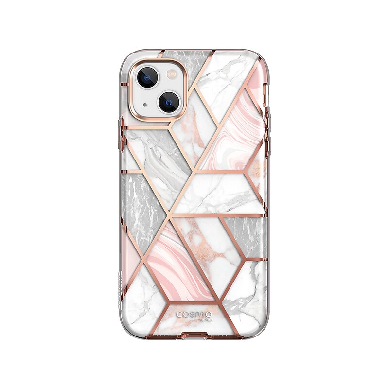 i-Blason Cosmo Marble Pink Case for iPhone 14 (iPhone2021/22-6.1-Cosmo-SP-Marble) image 1