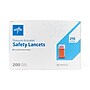 Medline Sterile Pressure Activation Safety Lancets, Orange/Blue, 200/Box (MPHST21Z)~#|#~3C0C101C-0911-42C2-83E089BF552939D7_sc7