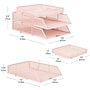 Mind Reader Metal Desk Organizer, Pink (3TSET-PNK)~#|#~3C131BD9-D20A-4DFE-B46794A864AF2441_sc7