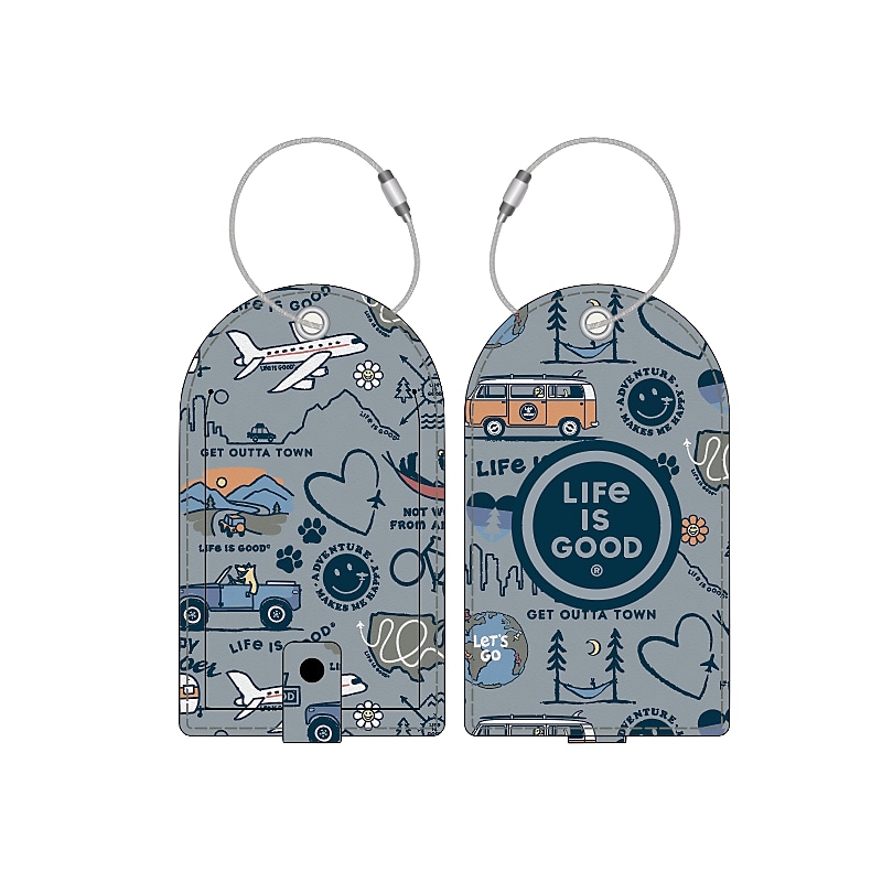 Life is Good Luggage Tag, Multicolored, 2/Pack (LNLM0001) image 1