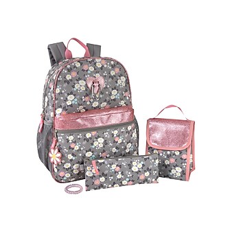 A.D.Ventures Backpack Set, Floral, Multicolor (2141STA)