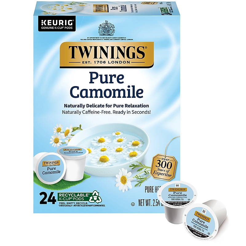 Twinings Pure Camomile Herbal Tea, Keurig® K-Cup® Pods, 24/Box (TNA85790) image 1