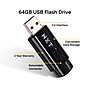 NXT Technologies 64GB USB 3.2 Type-A Flash Drive, Black (NX61123)~#|#~3C240F68-B0D3-49E8-85BD09C622DBA8AC_sc7
