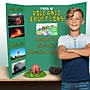 Flipside Tri-Fold Project Boards, 48" x 36", Corrugated Paper, Assorted Colors, 4/Pack (16073)~#|#~3C25E5C3-D526-49CA-9E27EEEA680B5AB9_sc7