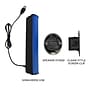 GOgroove SonaVERSE USB Laptop Computer Speaker with Clip-On Portable Soundbar, Blue (GGSVUSB100BLWS)~#|#~3C277015-FFBE-42EC-8F46AD81C08BF9A9_sc7