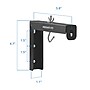 Mount-It! 6" Universal Projector Screen Mount, Wall or Ceiling Installation, Black, 2/Pack (MI-630BLK)~#|#~3C292B08-E005-45CE-8CBBED2401600CD8_sc7