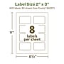 Avery EcoFriendly Laser/Inkjet Rectangle Multipurpose Labels, 2" x 3", White, 400/Box (94237)~#|#~3C2F7077-C3E0-4937-9F71958702D8AD95_sc7