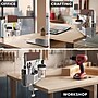 Mount-It! 360° Rotating Pegboard and Document Organizer with Accessories for Desks, White (MI-7301WHT)~#|#~3C2F7720-A4A7-4643-80636ED20F11DCBE_sc7