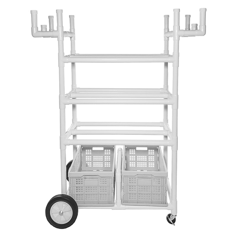 Champion Sports All-Terrain Heavy-Duty Cart, White (CHSTWCART) image 1