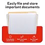 TRU RED Plastic Letter Wall File, Clear, Single‑Pocket – Wall‑Mounted File Holder for Mail, Documents & Folders~#|#~3C437159-234C-47FE-B894A07FA85A29FB_sc7