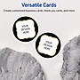 Avery Round Integrated Cards, Matte White, 100/Pack (19479370867)~#|#~3C43B088-103D-4000-B2F47BFF0DCCF598_sc7
