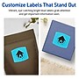 Avery Laser/Inkjet Multipurpose Square Labels, 2" x 2-3/16", Bright Blue, 480/Pack (94124)~#|#~3C4B4E55-A485-4412-B7CB6D86842F9062_sc7