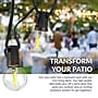 Newhouse Lighting Globe Party LED String Lights, 50 ft., Black (PSTRINGLED50)~#|#~3C4DD26D-A76C-4978-A94EBBE6F6445721_sc7